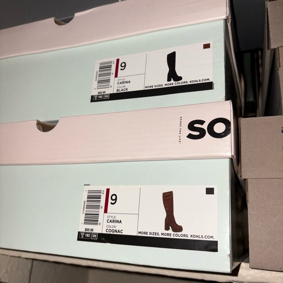 SO® Carina Suede Platform Women's Tall Boots-NEW** - Picture 3 of 3